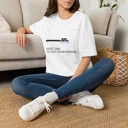 Invest Time Collect Achievements T-Shirt — Motivational Tee