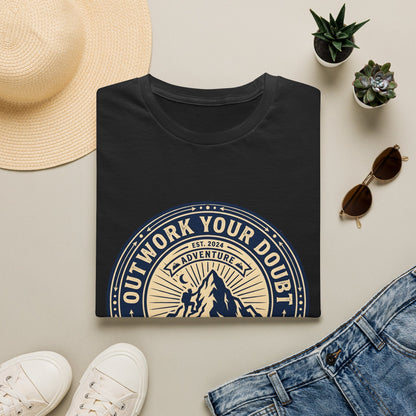 Outwork Your Doubt Elevate Your Mind T-Shirt — Motivational Tee