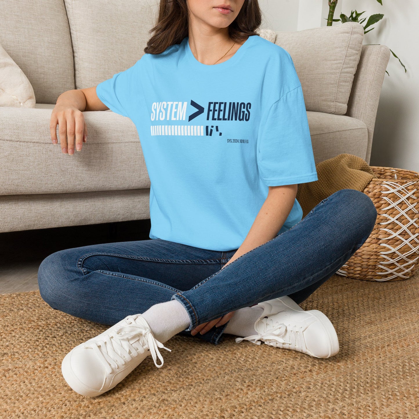 System>Feelings T-Shirt — Motivational Tee