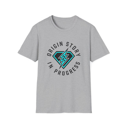 Origin Story In Progress T-Shirt — Motivational Tee
