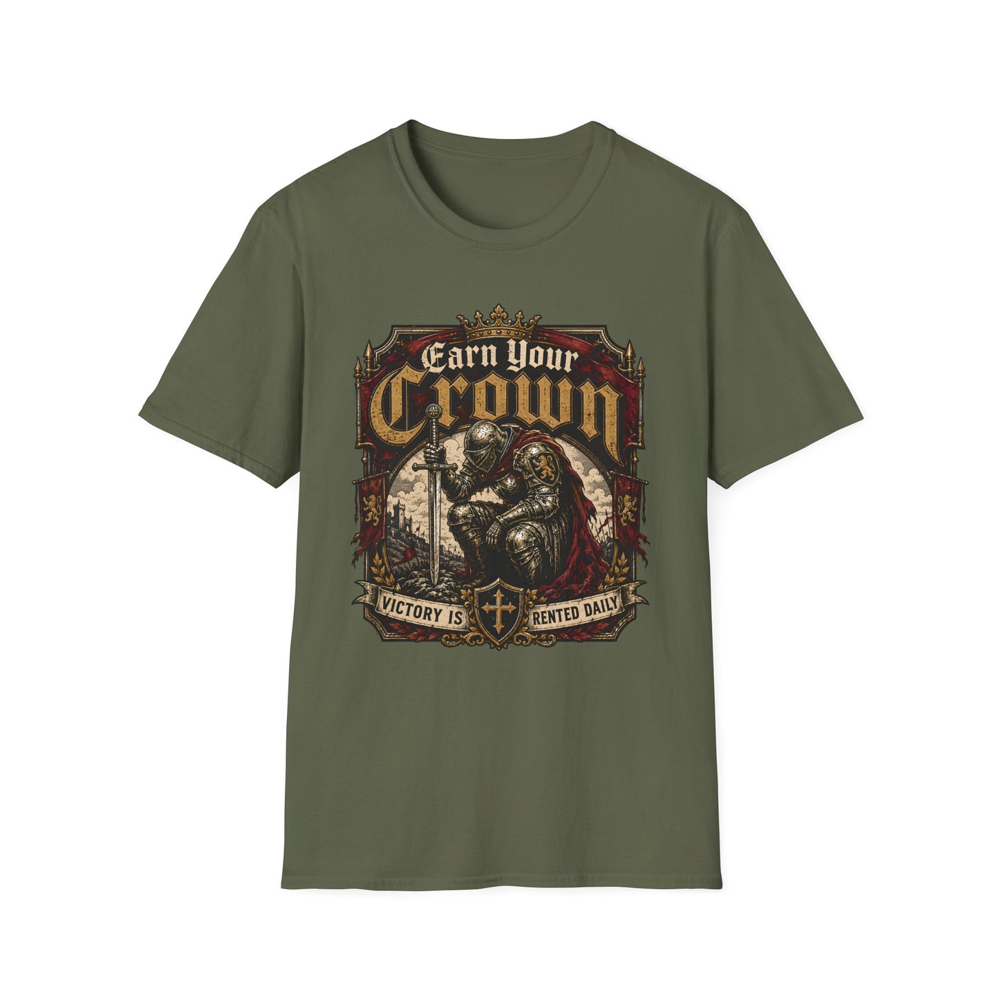 Earn Your Crown T-Shirt — Motivational Tee