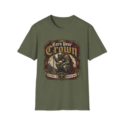 Earn Your Crown T-Shirt — Motivational Tee