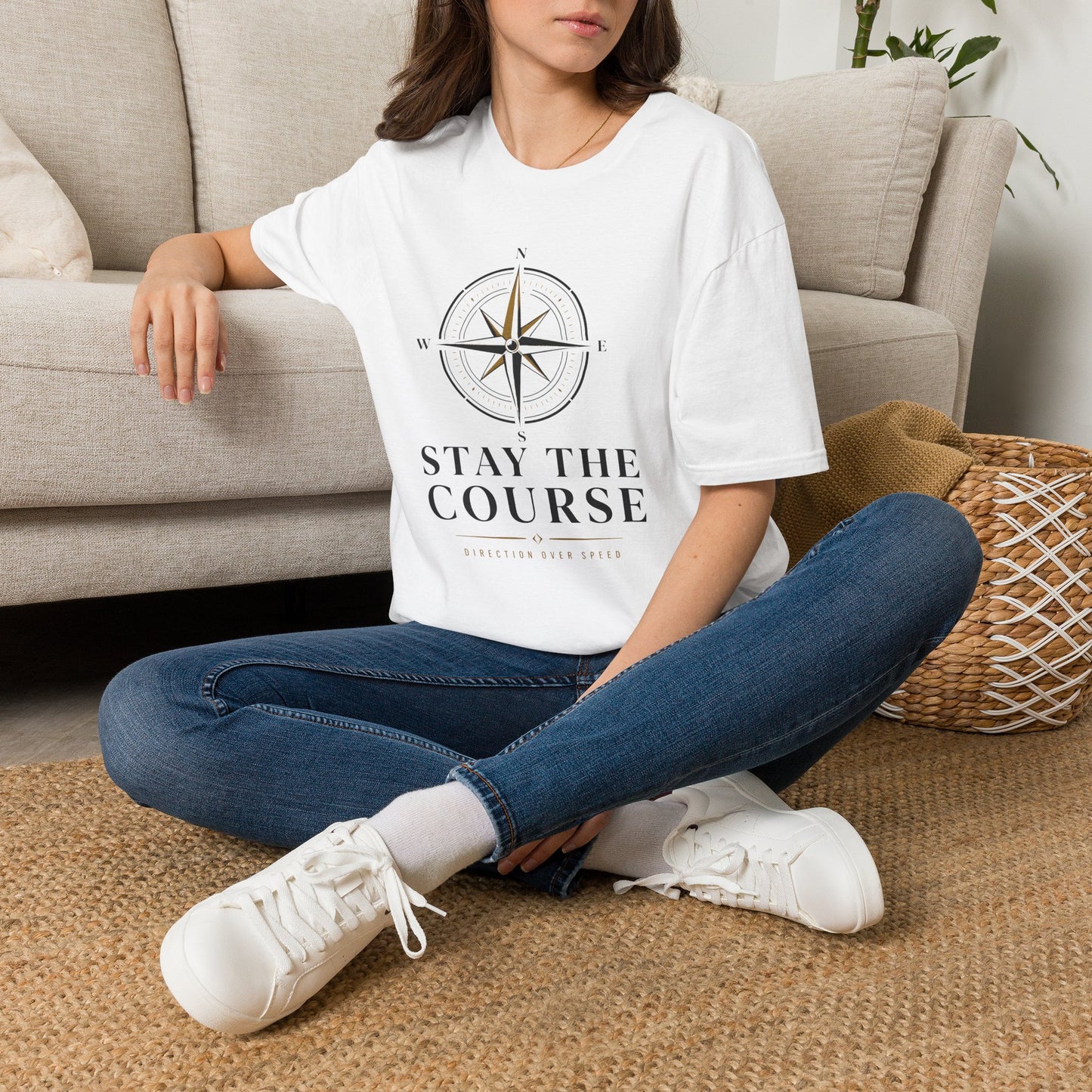 Stay The Course T-Shirt — Motivational Tee