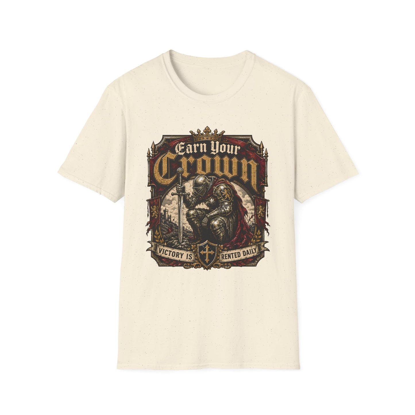 Earn Your Crown T-Shirt — Motivational Tee