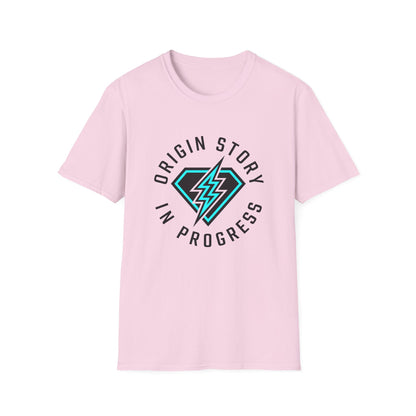 Origin Story In Progress T-Shirt — Motivational Tee