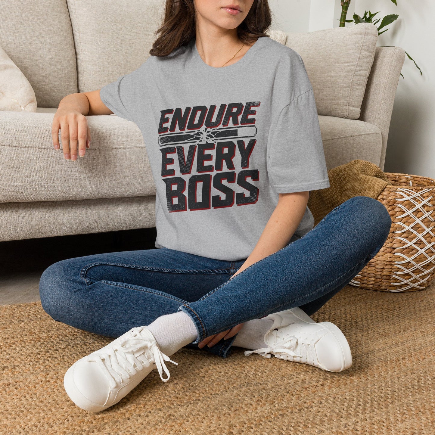 Endure Every Boss T-Shirt — Motivational Tee