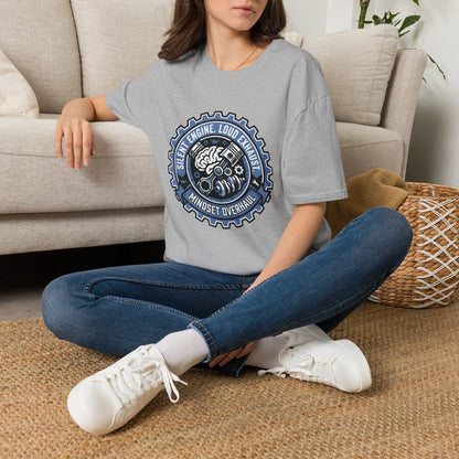 Silent Engine Loud Exhaust T-Shirt — Motivational Tee