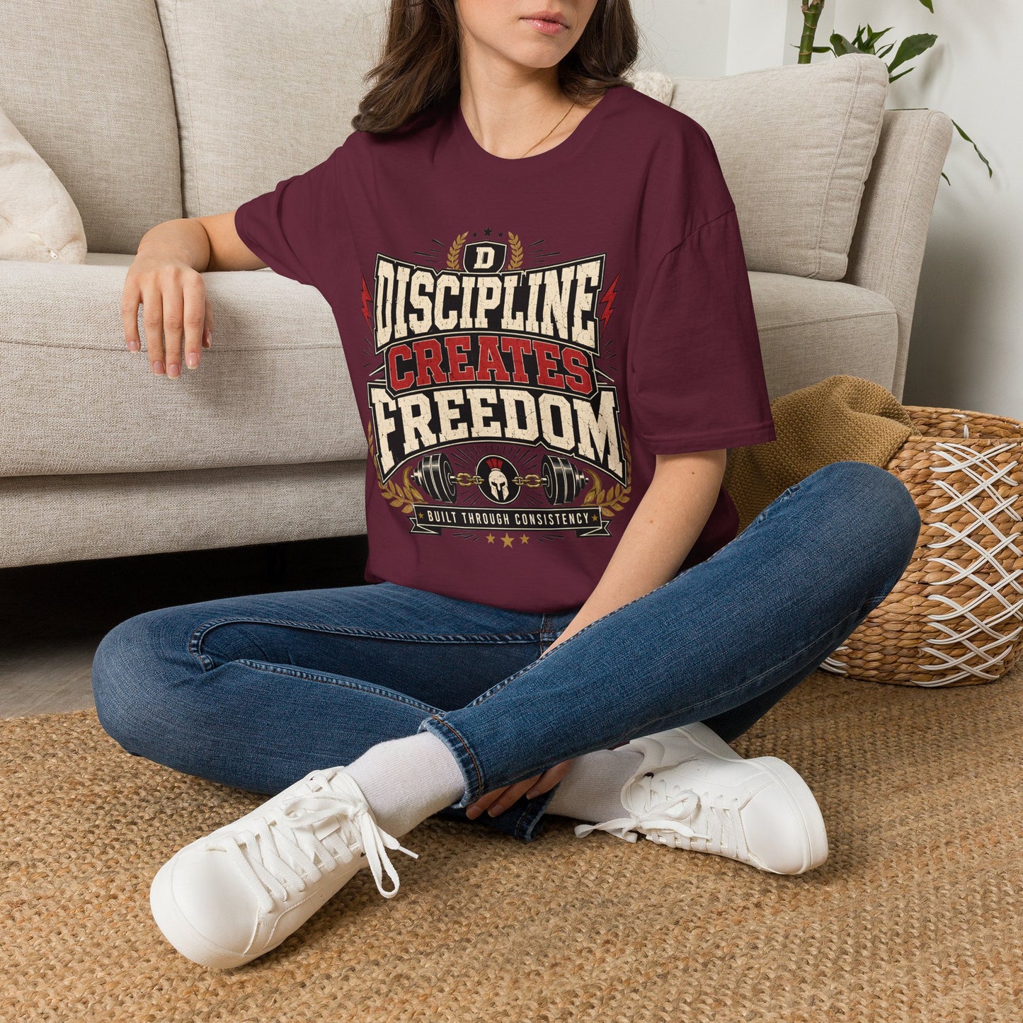 Discipline Creates Freedom T-Shirt — Motivational Tee