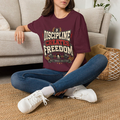 Discipline Creates Freedom T-Shirt — Motivational Tee