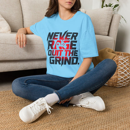 Never Rage Quit The Grind T-Shirt — Motivational Tee