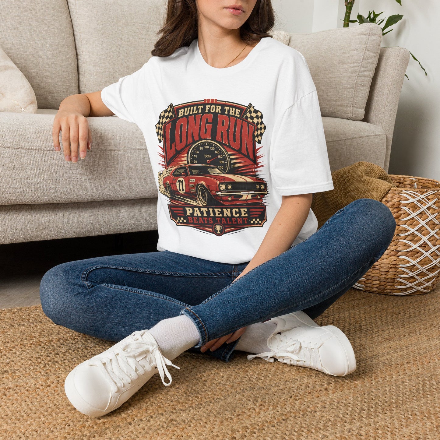 Built For The Long Run T-Shirt — Motivational Tee