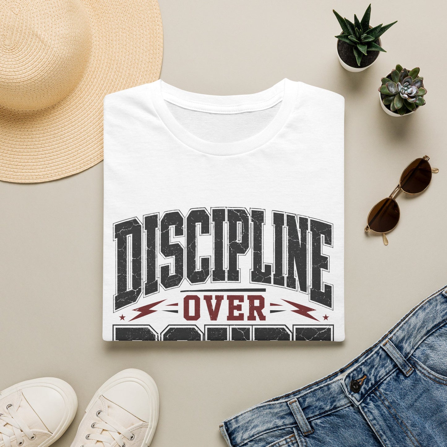 Discipline Over Doubt T-Shirt — Motivational Tee