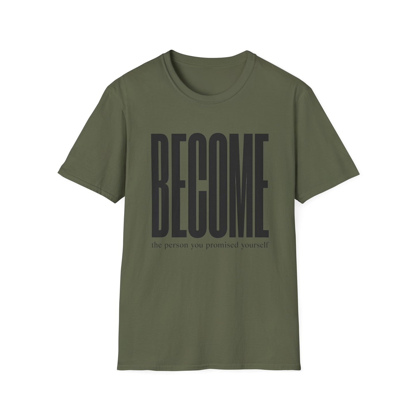 Become The Person You Promised Yourself T-Shirt — Motivational Tee