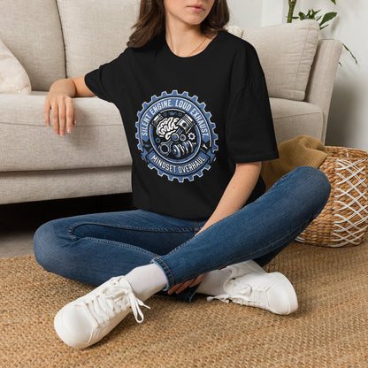 Silent Engine Loud Exhaust T-Shirt — Motivational Tee