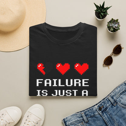 Failure is Just a Respawn T-Shirt — Motivational Tee