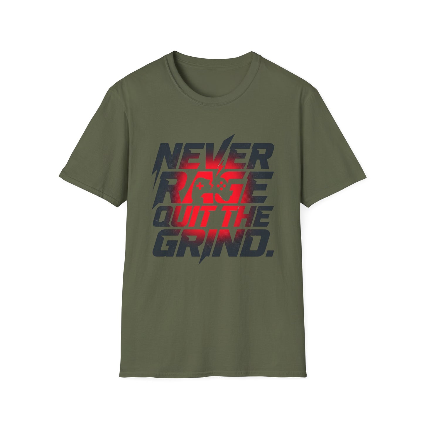 Never Rage Quit The Grind T-Shirt — Motivational Tee