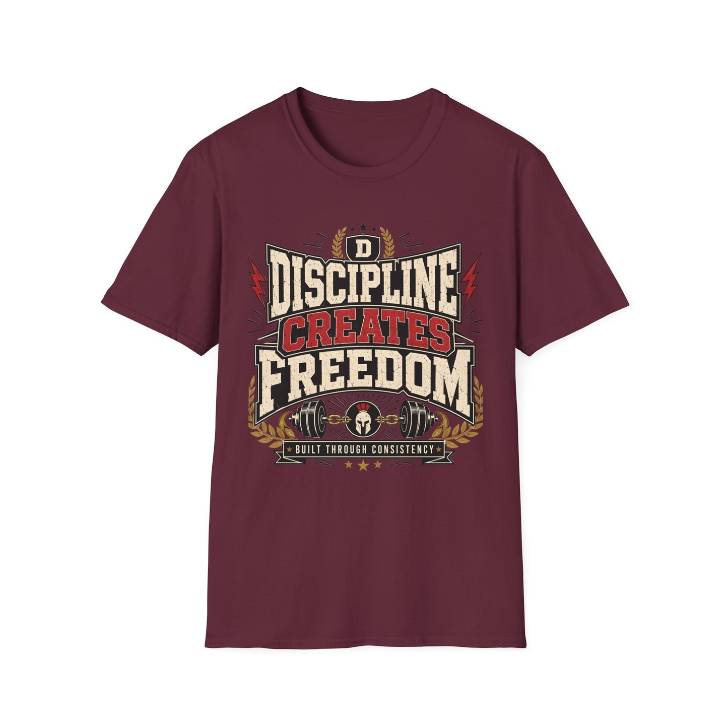 Discipline Creates Freedom T-Shirt — Motivational Tee