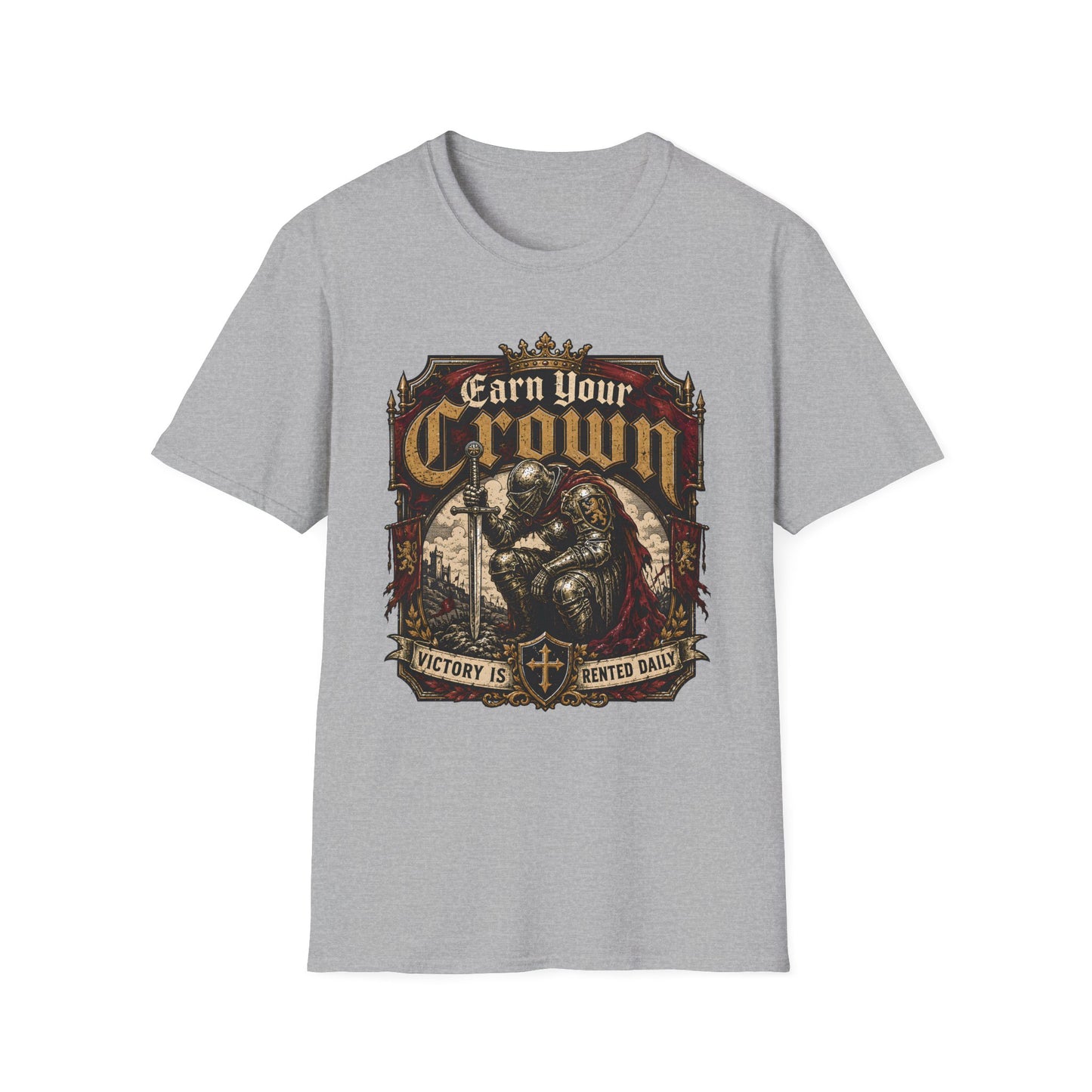 Earn Your Crown T-Shirt — Motivational Tee