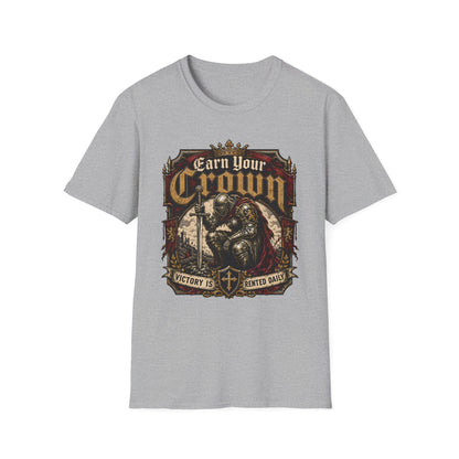 Earn Your Crown T-Shirt — Motivational Tee