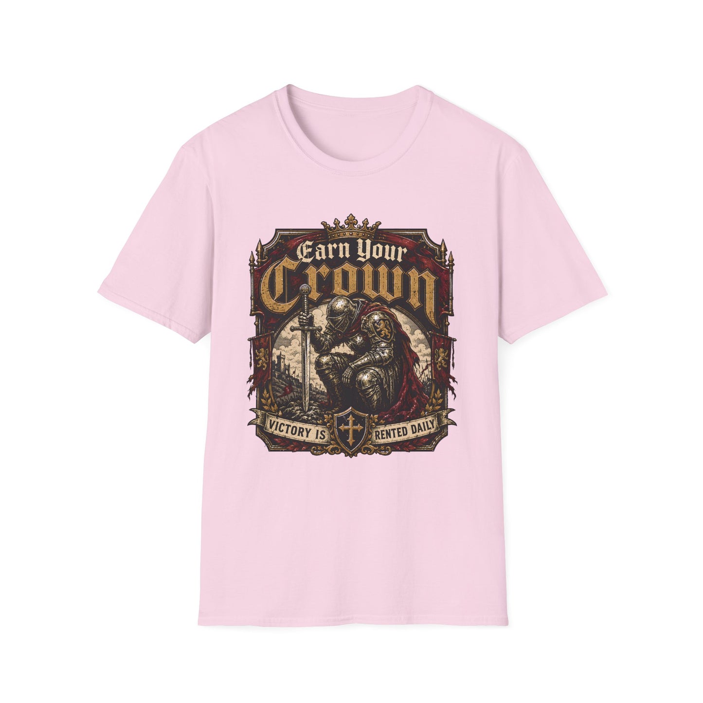 Earn Your Crown T-Shirt — Motivational Tee
