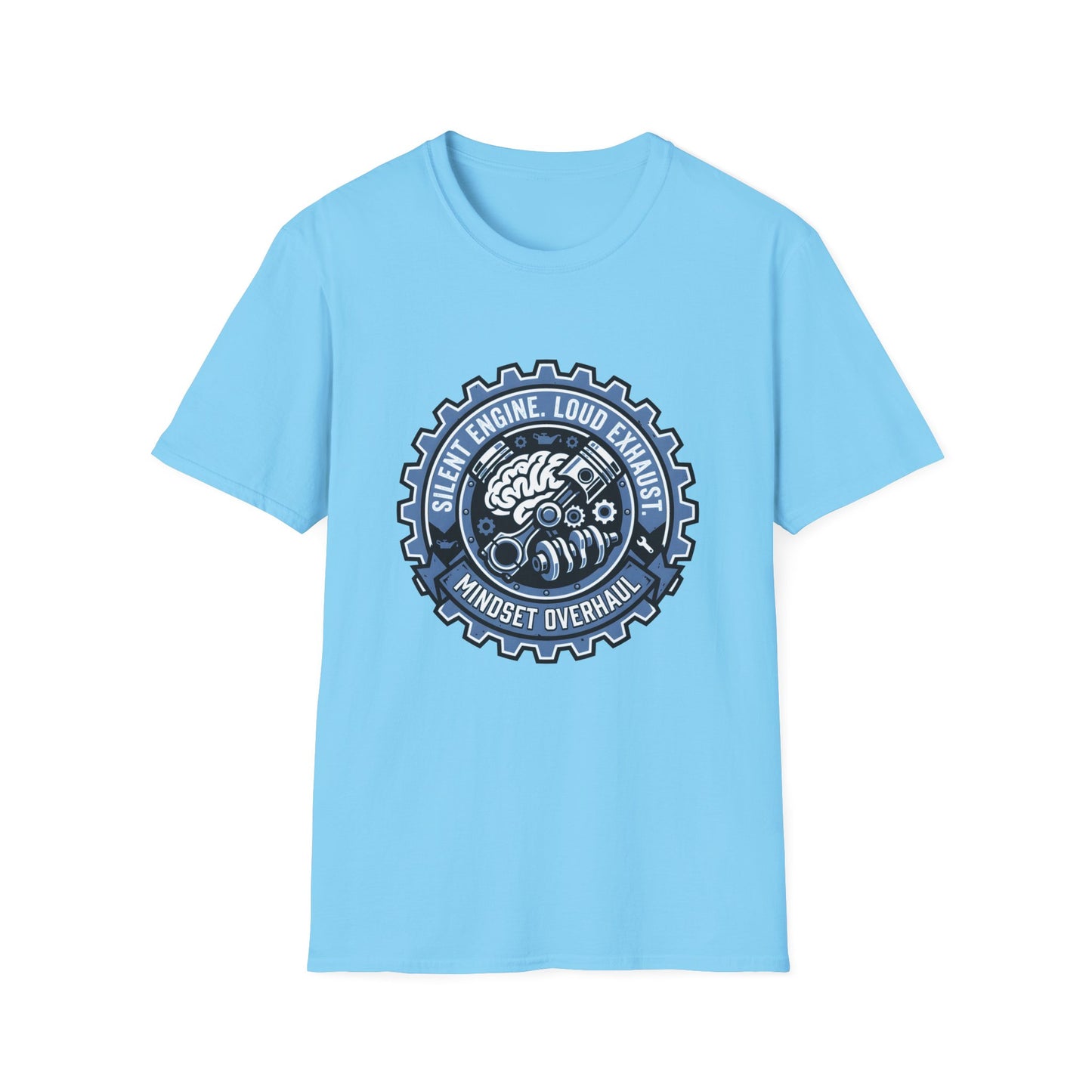 Silent Engine Loud Exhaust T-Shirt — Motivational Tee