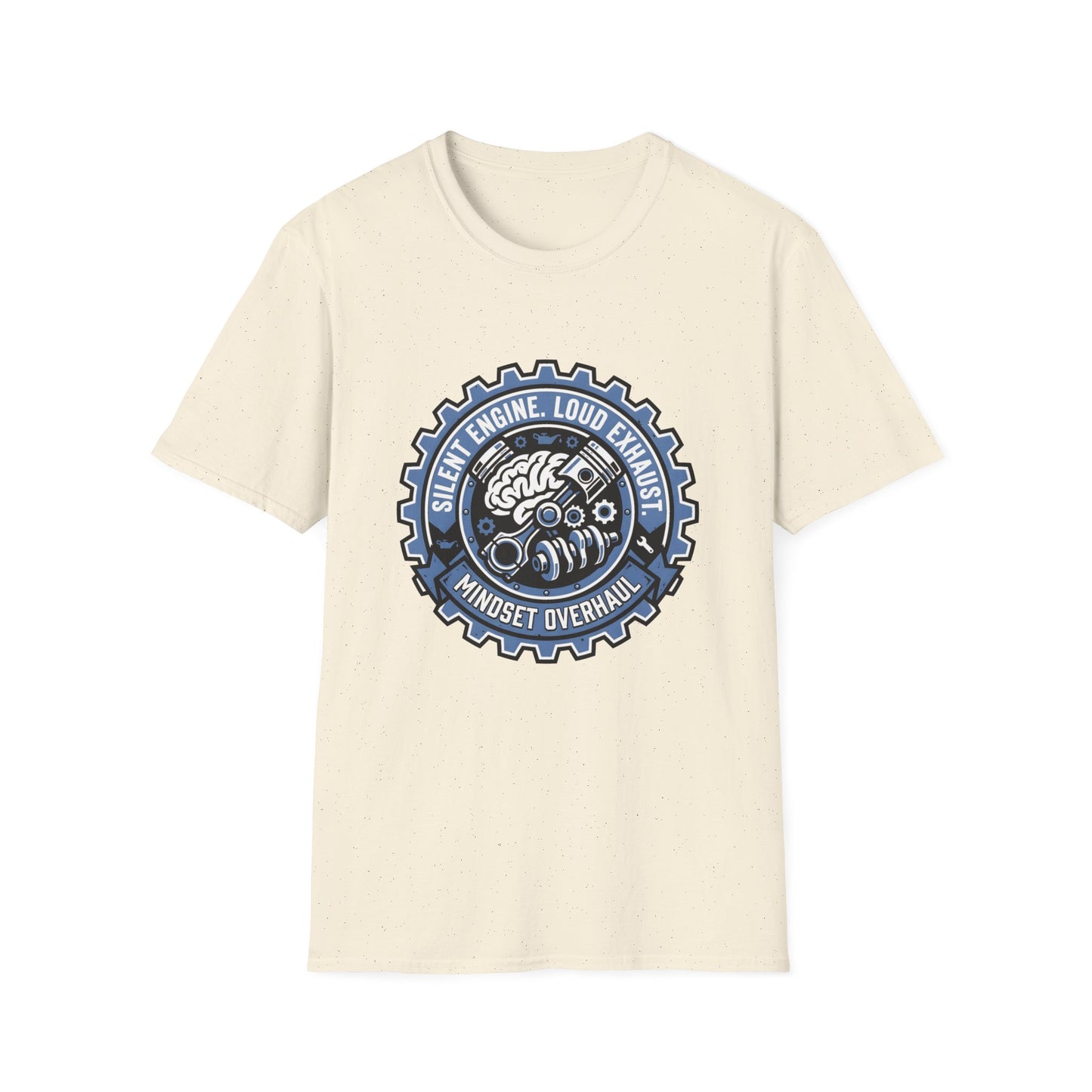 Silent Engine Loud Exhaust T-Shirt — Motivational Tee