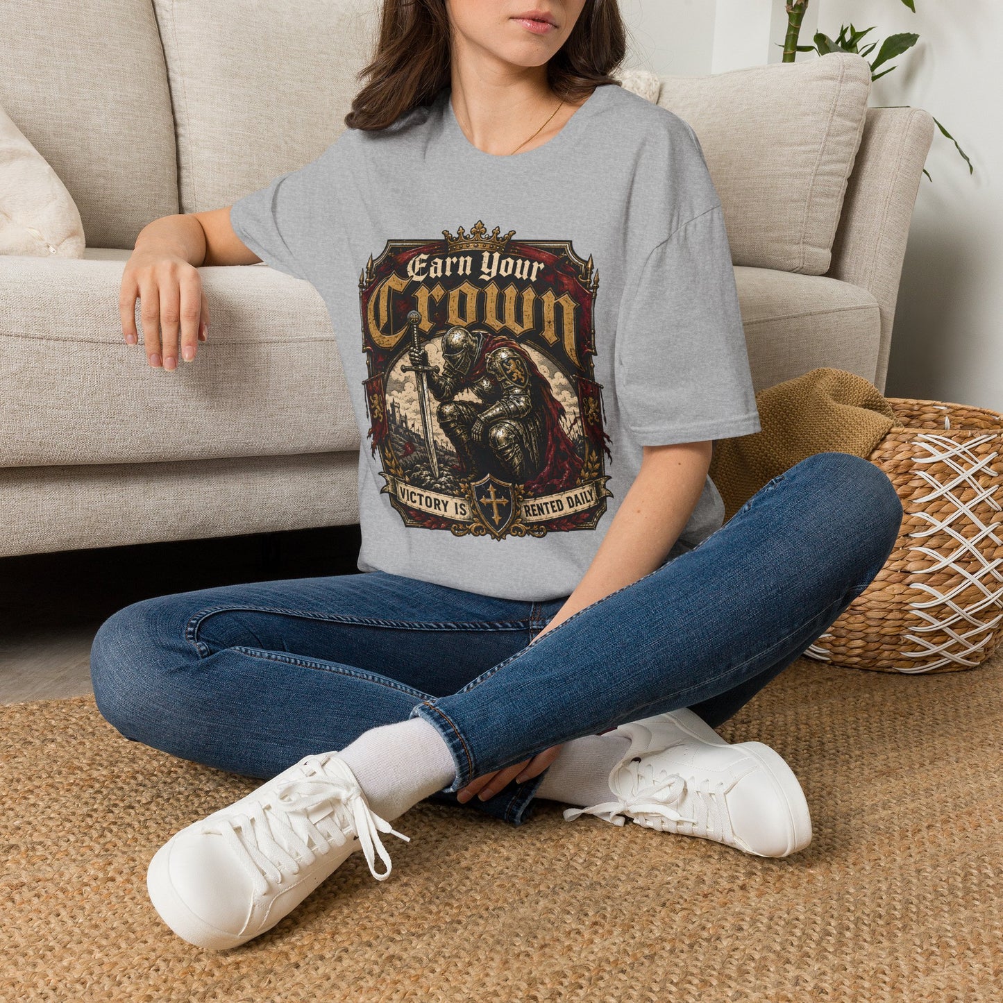 Earn Your Crown T-Shirt — Motivational Tee
