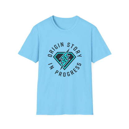 Origin Story In Progress T-Shirt — Motivational Tee