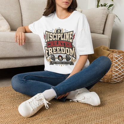 Discipline Creates Freedom T-Shirt — Motivational Tee