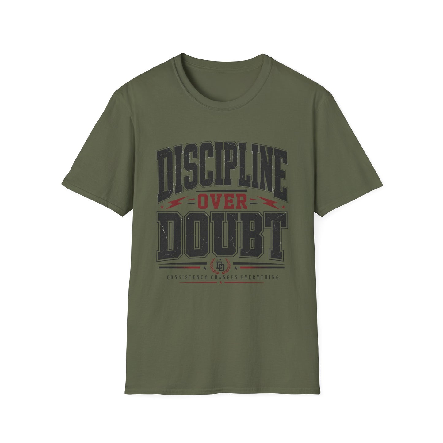 Discipline Over Doubt T-Shirt — Motivational Tee