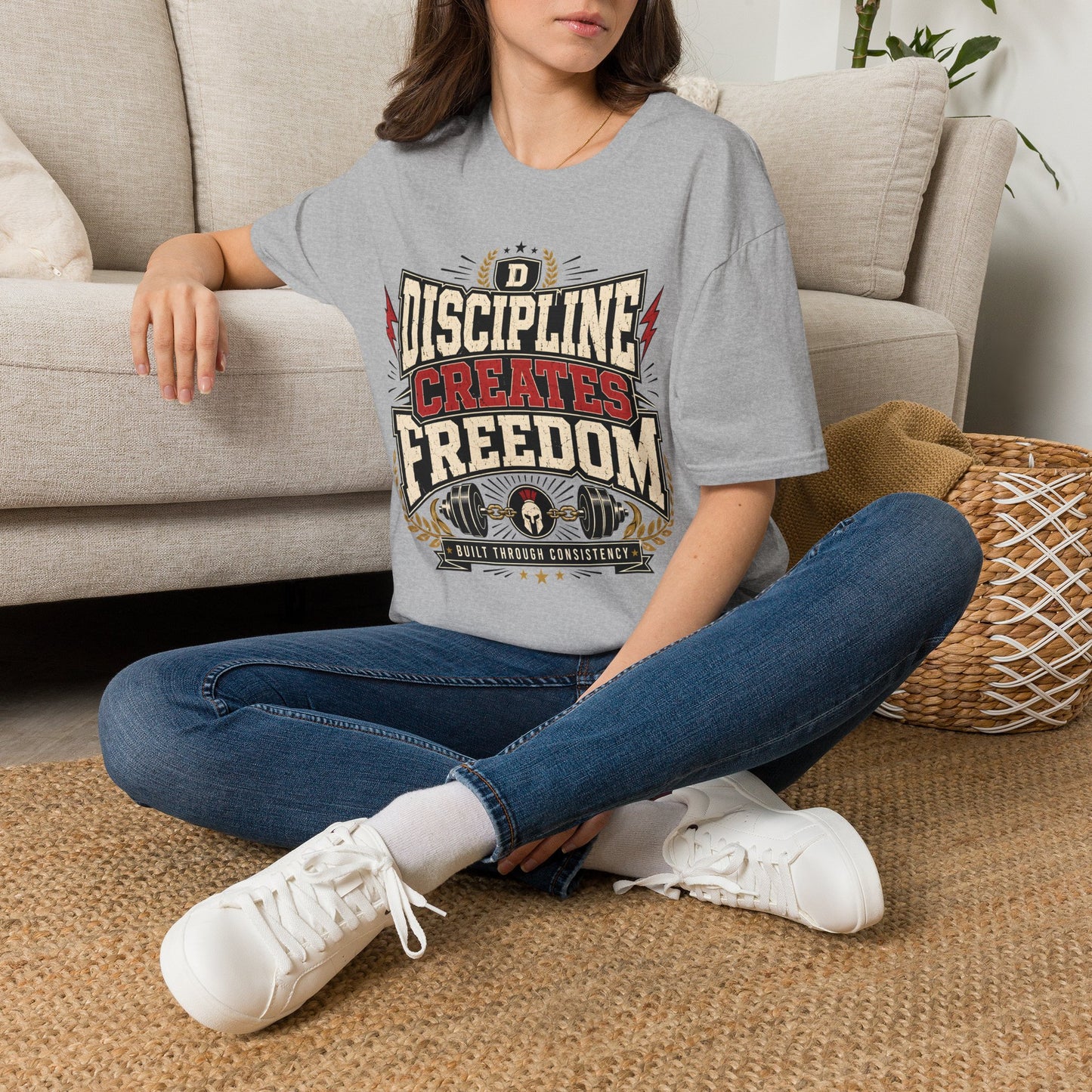 Discipline Creates Freedom T-Shirt — Motivational Tee