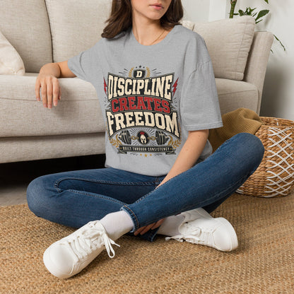Discipline Creates Freedom T-Shirt — Motivational Tee