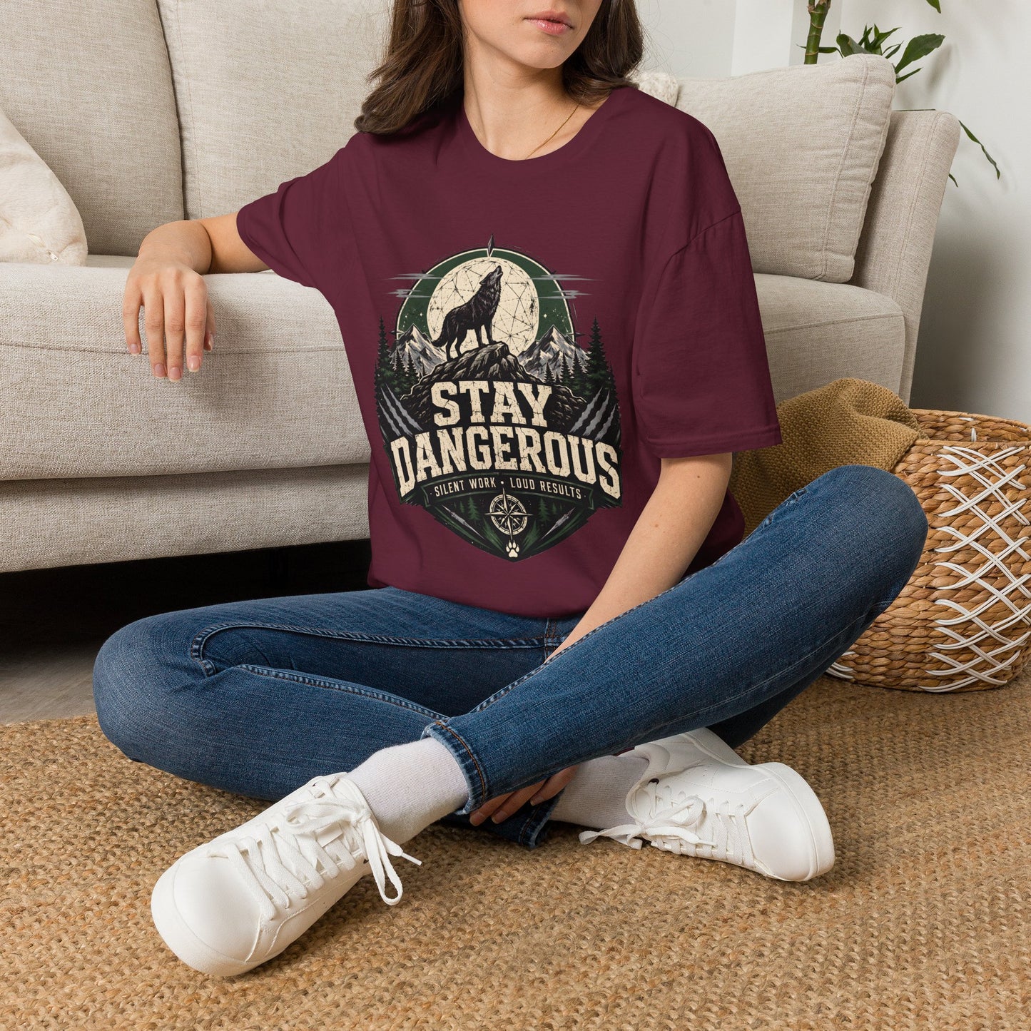 Stay Dangerous T-Shirt — Motivational Tee