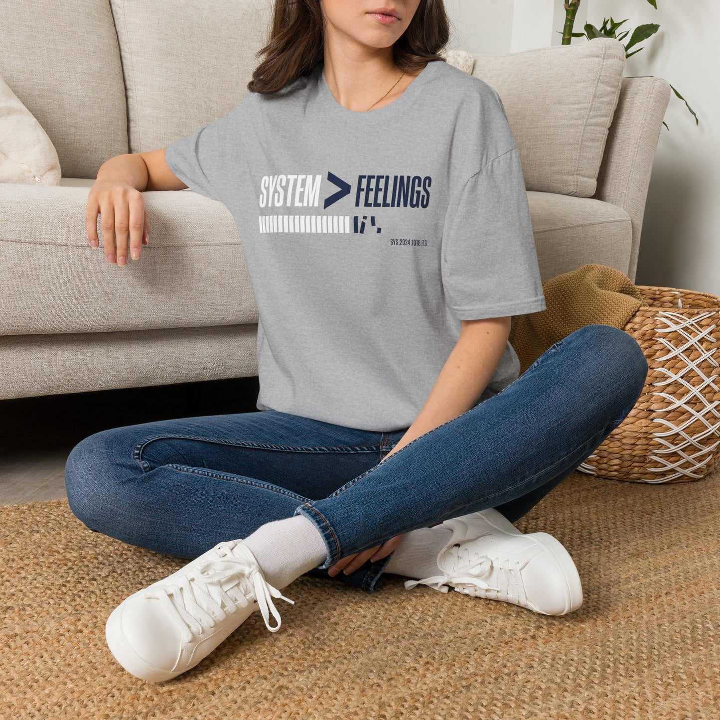 System>Feelings T-Shirt — Motivational Tee