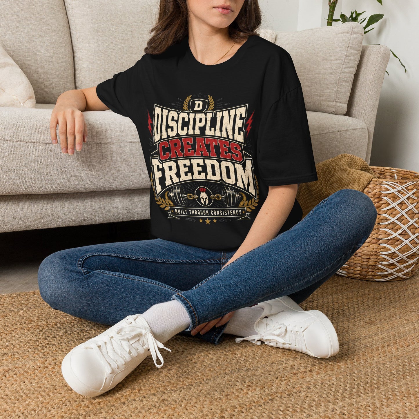 Discipline Creates Freedom T-Shirt — Motivational Tee