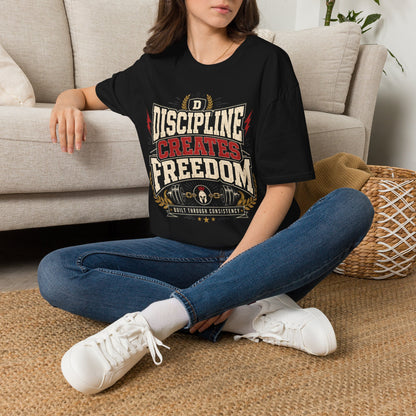 Discipline Creates Freedom T-Shirt — Motivational Tee
