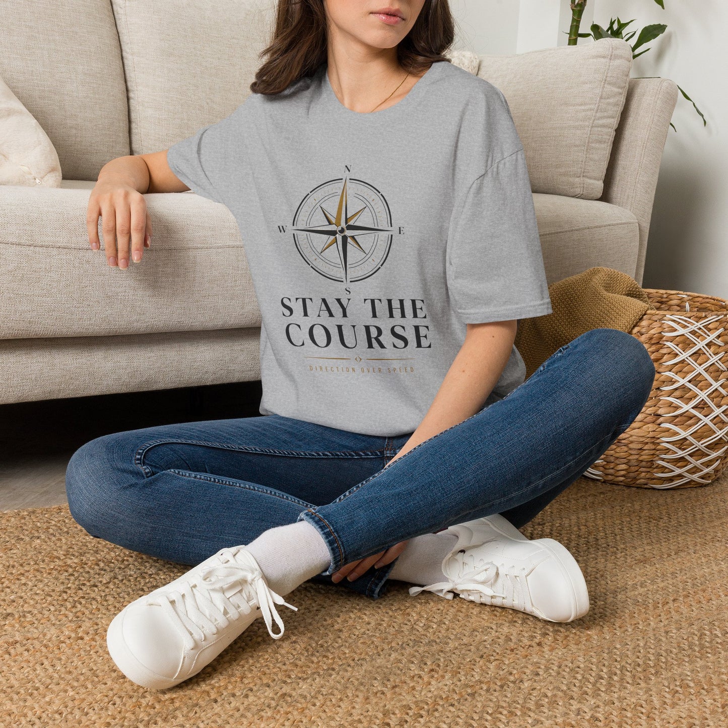 Stay The Course T-Shirt — Motivational Tee