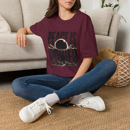 Peace Is Power T-Shirt — Motivational Tee