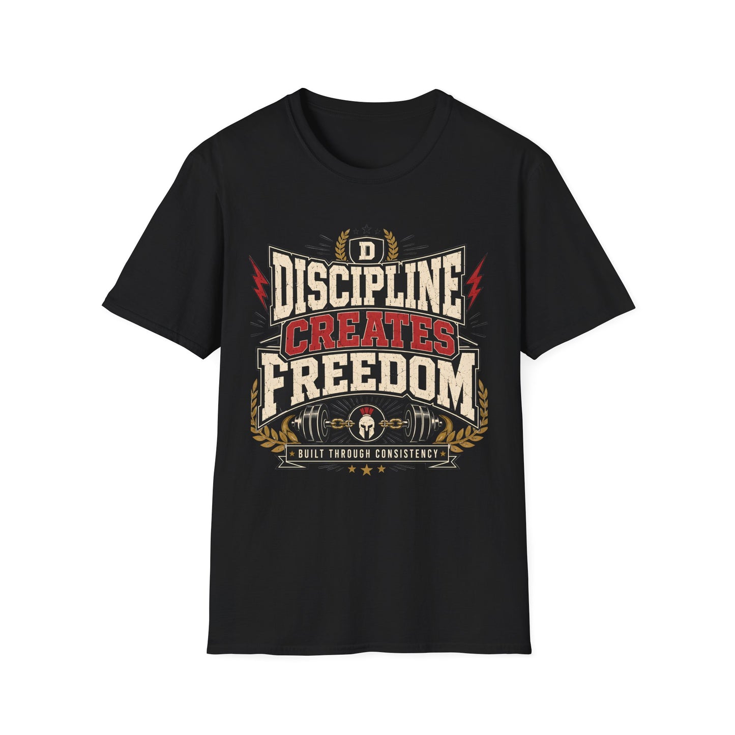 Discipline Creates Freedom T-Shirt — Motivational Tee
