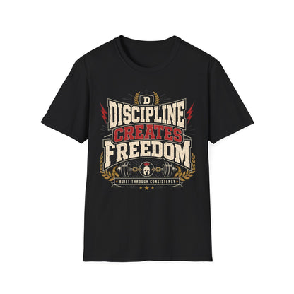 Discipline Creates Freedom T-Shirt — Motivational Tee