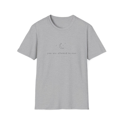 You Are Allowed To Rest T-Shirt — Motivational Tee