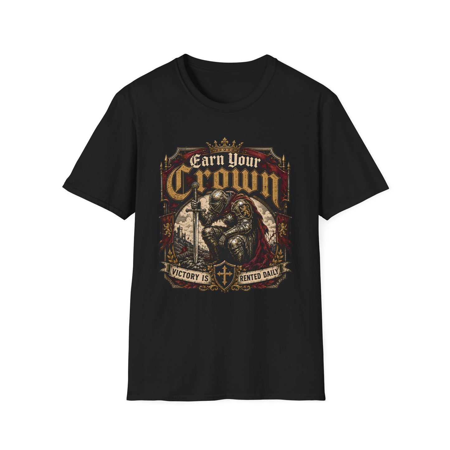 Earn Your Crown T-Shirt — Motivational Tee