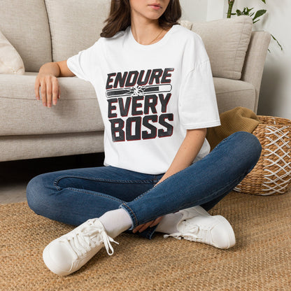Endure Every Boss T-Shirt — Motivational Tee