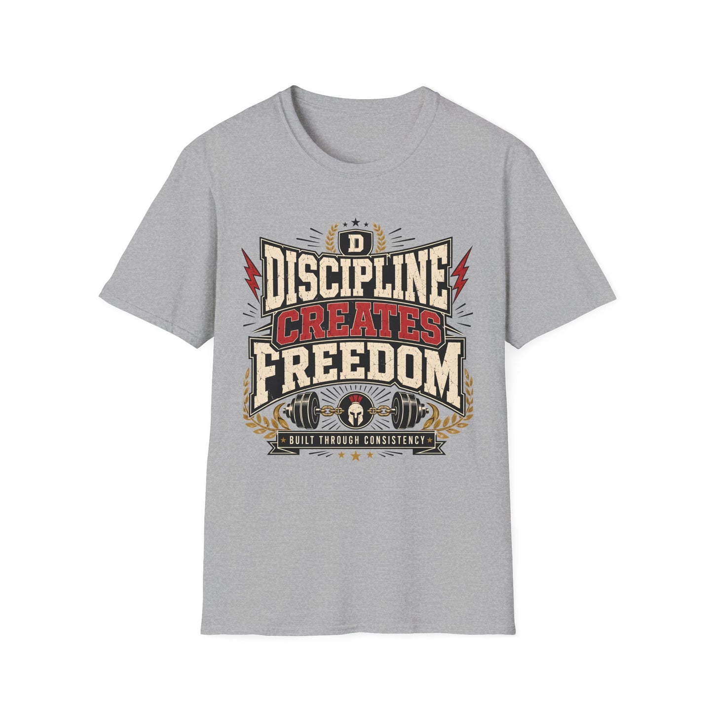 Discipline Creates Freedom T-Shirt — Motivational Tee