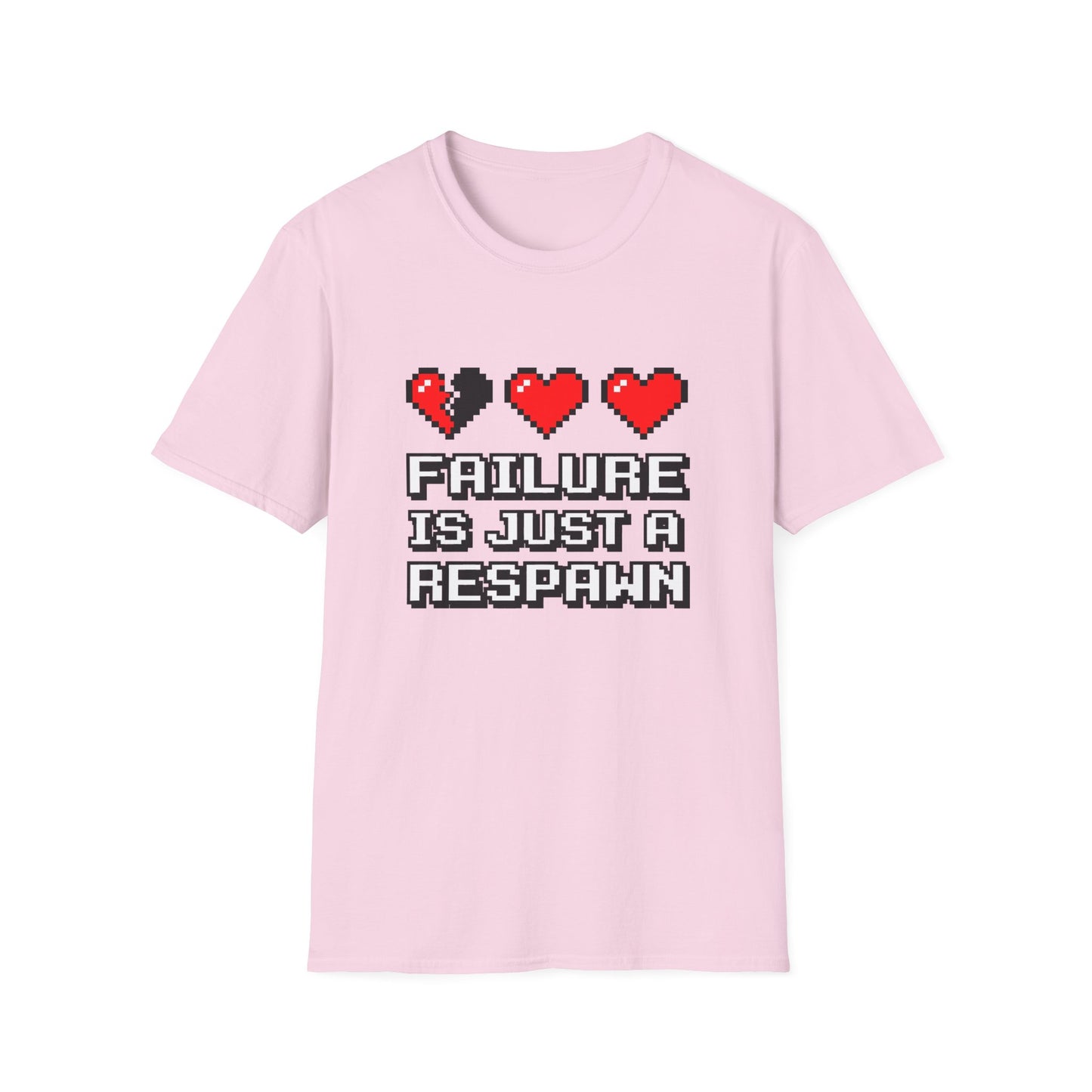 Failure is Just a Respawn T-Shirt — Motivational Tee