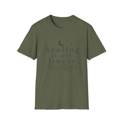Healing Is Not Linear T-Shirt — Motivational Tee