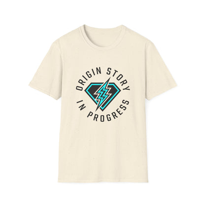 Origin Story In Progress T-Shirt — Motivational Tee