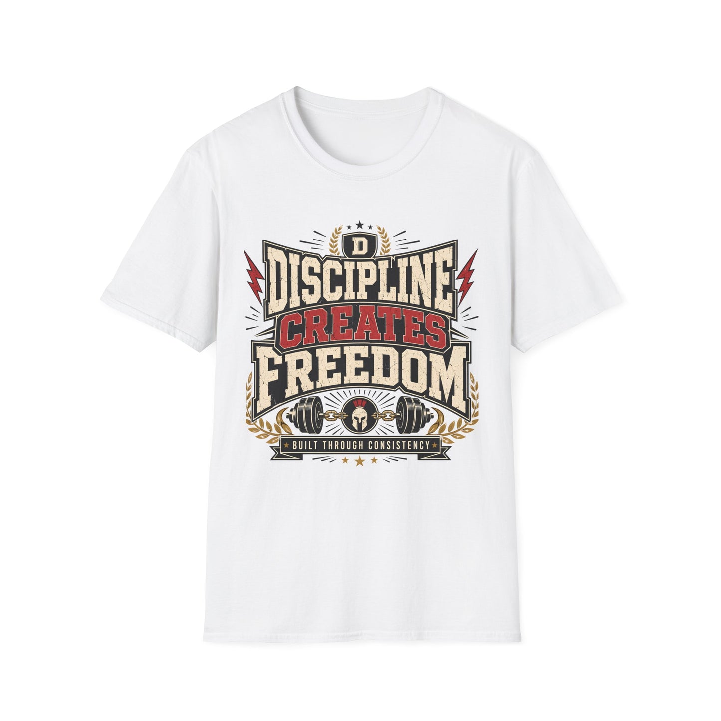 Discipline Creates Freedom T-Shirt — Motivational Tee