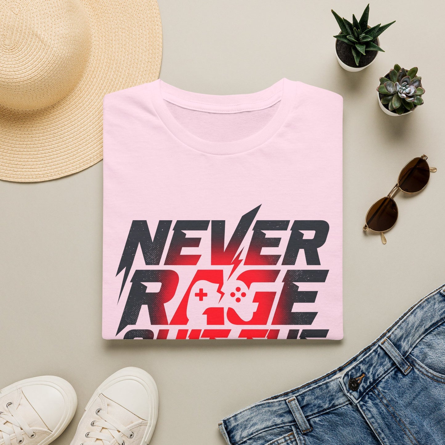 Never Rage Quit The Grind T-Shirt — Motivational Tee