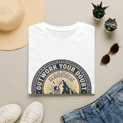 Outwork Your Doubt Elevate Your Mind T-Shirt — Motivational Tee
